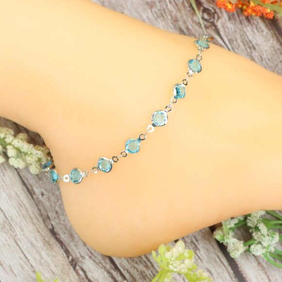 "Dainty Anklet for Women – Elegant Everyday Jewelry & Perfect Gift | MLCRC1634 - Picture 2 of 10